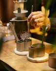 COLUM Mini Dripper + Filter Pack | Stainless Steel Glass Coffee Brewer | FREE SHIPPING USA - melodrip co.