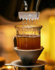 COLUM Mini Dripper + Filter Pack | Stainless Steel Glass Coffee Brewer | FREE SHIPPING USA - melodrip co.