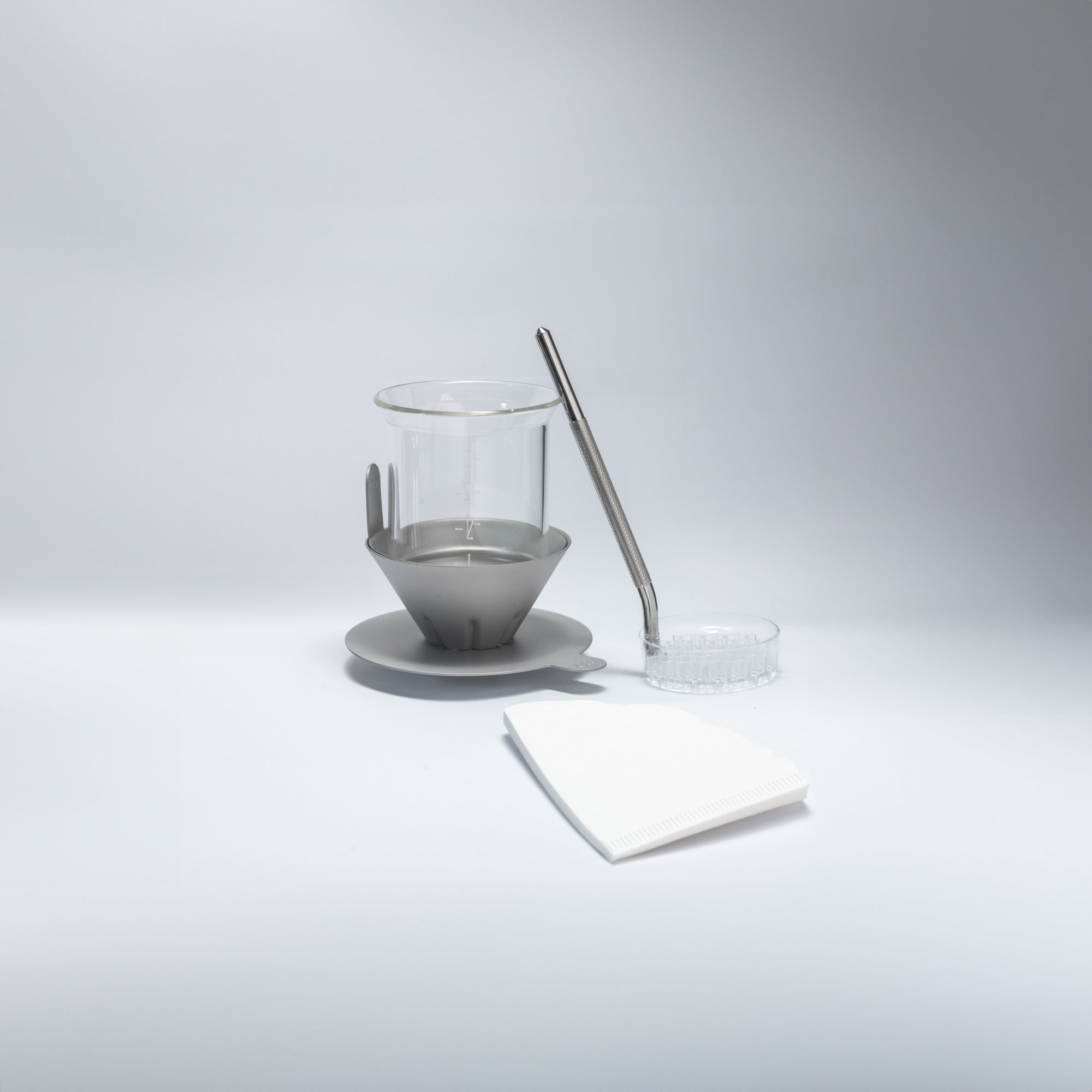 COLUM Mini Dripper + Filter Pack | Stainless Steel Glass Coffee Brewer | FREE SHIPPING USA - melodrip co.