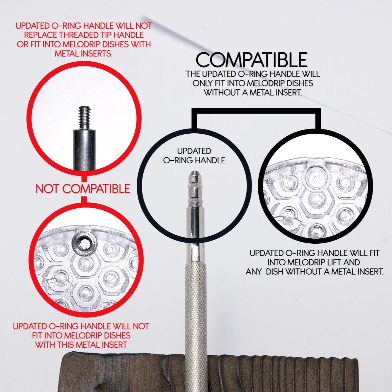 HANDLE - UPDATED O - RING HANDLE - melodrip co.
