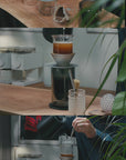 COLUM Mini Dripper | Stainless Steel + Glass Coffee Brewer