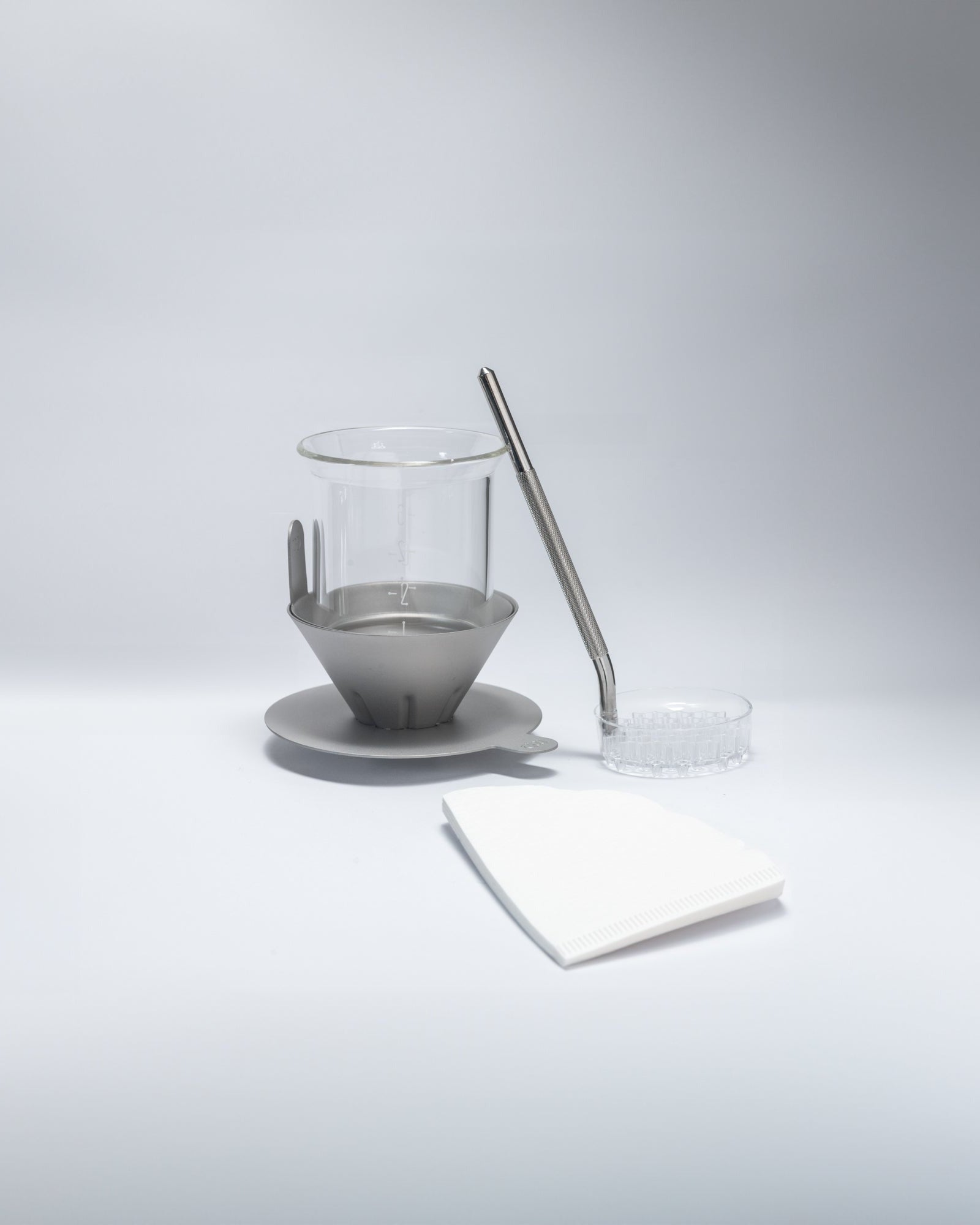 COLUM Mini Dripper + Filter Pack | Stainless Steel Glass Coffee Brewer | FREE SHIPPING USA - melodrip co.